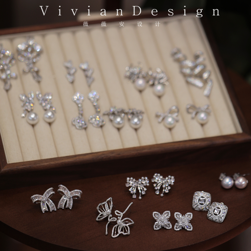 高质感原厂耳环保色铜微镶锆石耳针高级感冷淡风耳环宴会配饰百搭,饰品/流行首饰/时尚饰品新,发饰,淘宝优惠券,粉丝福利购,淘宝优惠卷