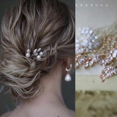 薇薇安发叉锆石韩式简约