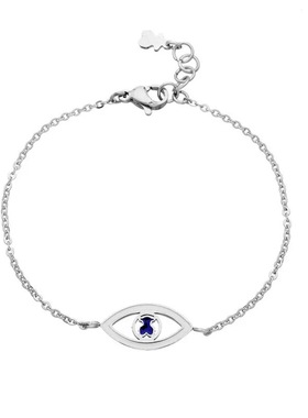 TOUS简约小熊珐琅眼睛手链熊家恶魔之眼手链优雅时尚女款幸运之眼