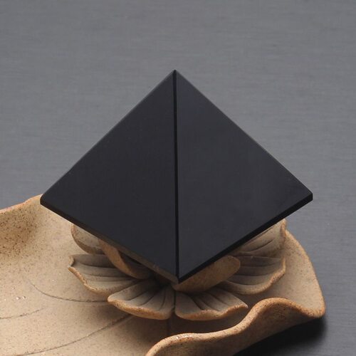 天然黑曜石金字塔水晶宝塔家居办公黑水晶黑石装饰水晶工艺品