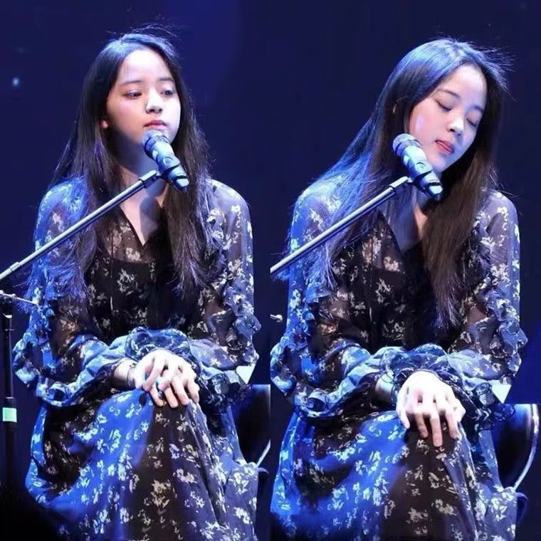 欧阳娜娜同款碎花雪纺连衣裙子女装2024春季新款收腰显瘦气质长裙