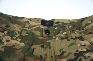 潮流五分裤 休闲裤 黑迷彩短裤 工装 酱潮 多袋男式 国潮青春迷彩短裤