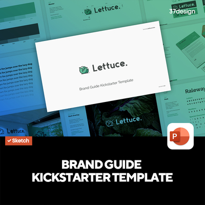 Kickstart公司企业VI品牌标识应用全套手册AI设计ppt导视素材模版