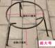 户外野炊营柴火三角锅架圆钢筋圈烧烤炉架子火盆三脚支架炒锅折叠