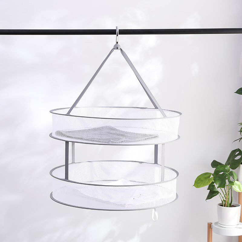 羊绒衫晾衣架铺防变形晾衣网晒衣篮晾毛衣网兜专用平铺晾晒架