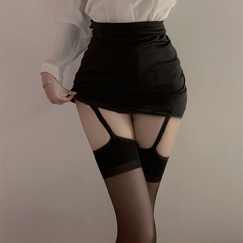 网红吊带蕾丝连裤薄款纯欲丝袜