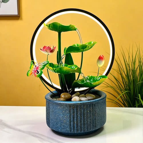 现代简约风水轮招财摆件