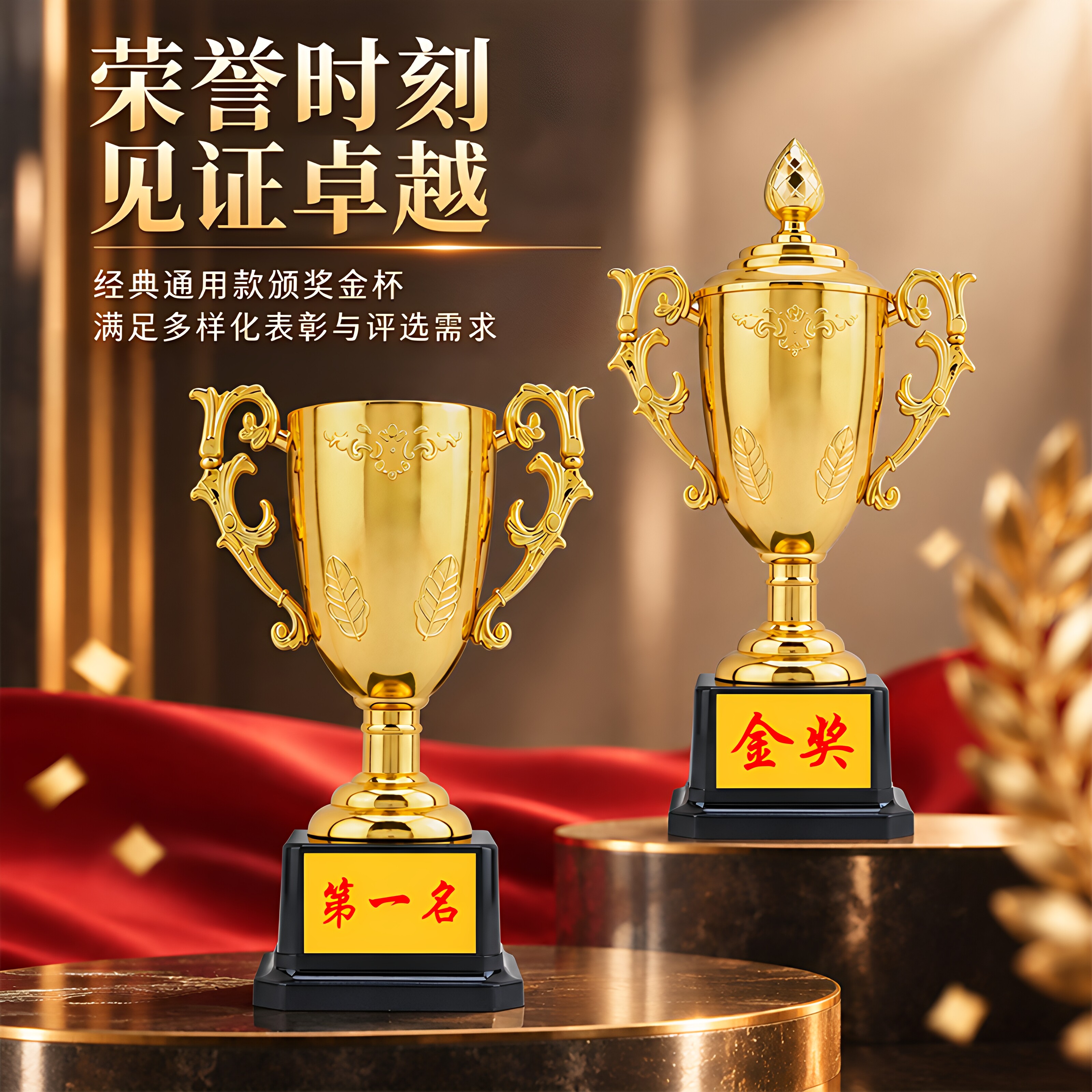 定制奖杯塑料体育活动篮球足球比赛奖品中小学生荣誉嘉奖运动奖杯