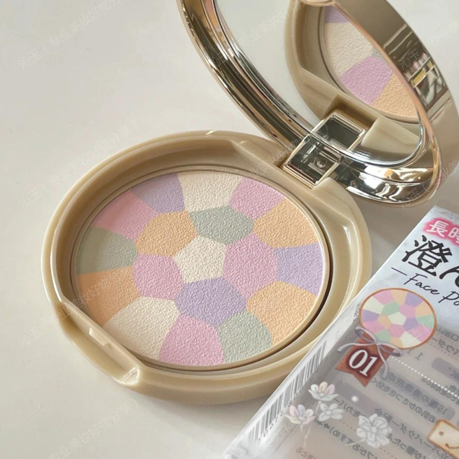 大甩卖canmakeE大饼棉花糖粉饼