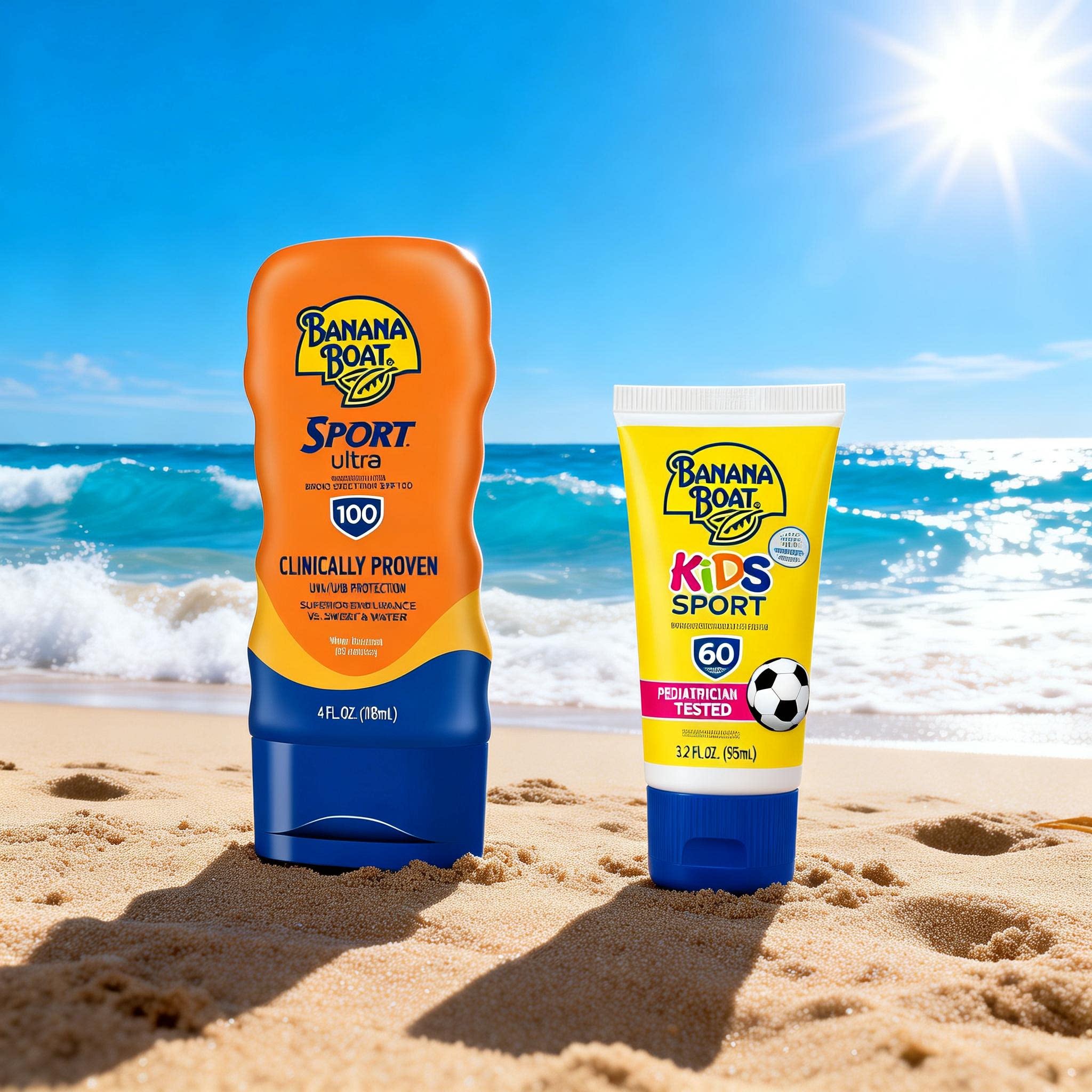 【保税】BananaBoat香蕉船户外运动防晒霜SPF100乳液防水防汗PA+