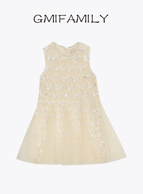 53405吉米家族【月光人鱼】儿童连衣裙2025夏季新款无袖背心裙