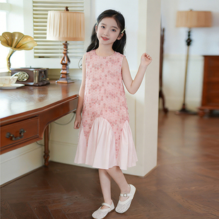 女童连衣裙夏装2026新款小女孩生日礼服小女孩绝美公主裙儿童裙子