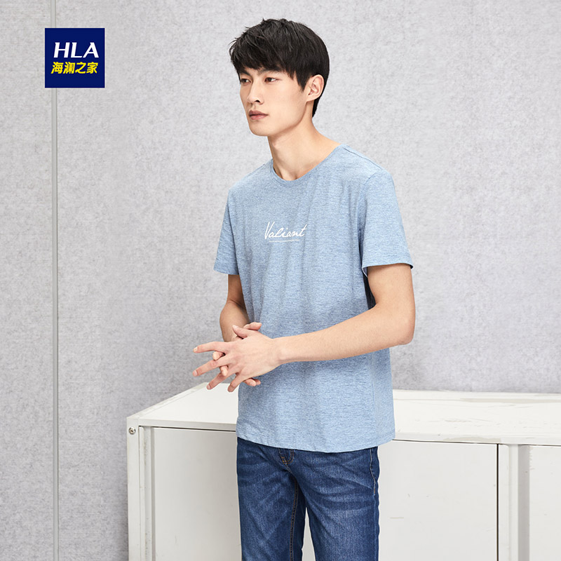 HLA/º£À½Ö®¼Ò¼òÔ¼Ó¡»¨¶ÌÐäTÐô2018Ïļ¾ÐÂÆ·»ù´¡ÊæÊʶÌTÄÐ