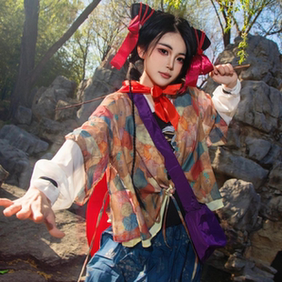 燕云十六声少东家cos服少东家cos周红线cos服周红线cos周红线假发