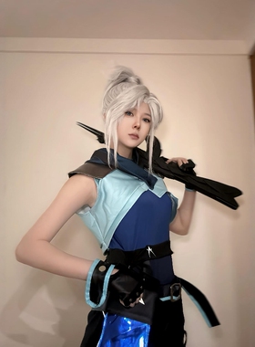 无畏契约cos婕提Jett瓦罗兰特cosplay捷风cos服捷风cos捷风假发