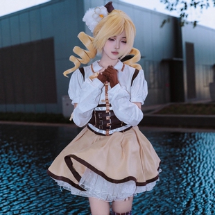 魔法少女小圆cos服魔法少女小圆cos巴麻美cos服巴麻美战斗服cos