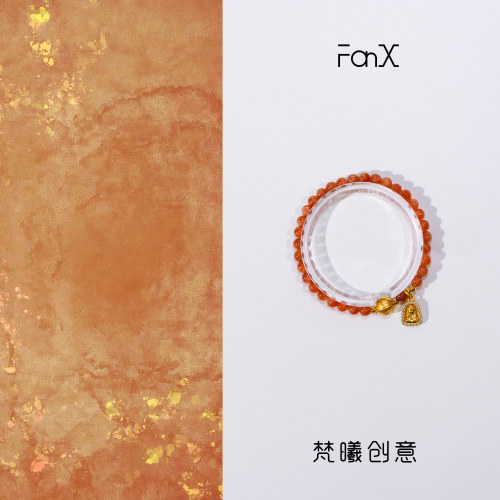 天然金太阳阿鲁沙手串Fanx-梵曦「一手富贵」国风原创天然水晶