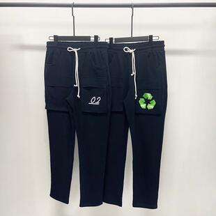 限量现货 GRAILZ风格陈冠希立体剪裁多口袋裤子 显瘦休闲运动长裤