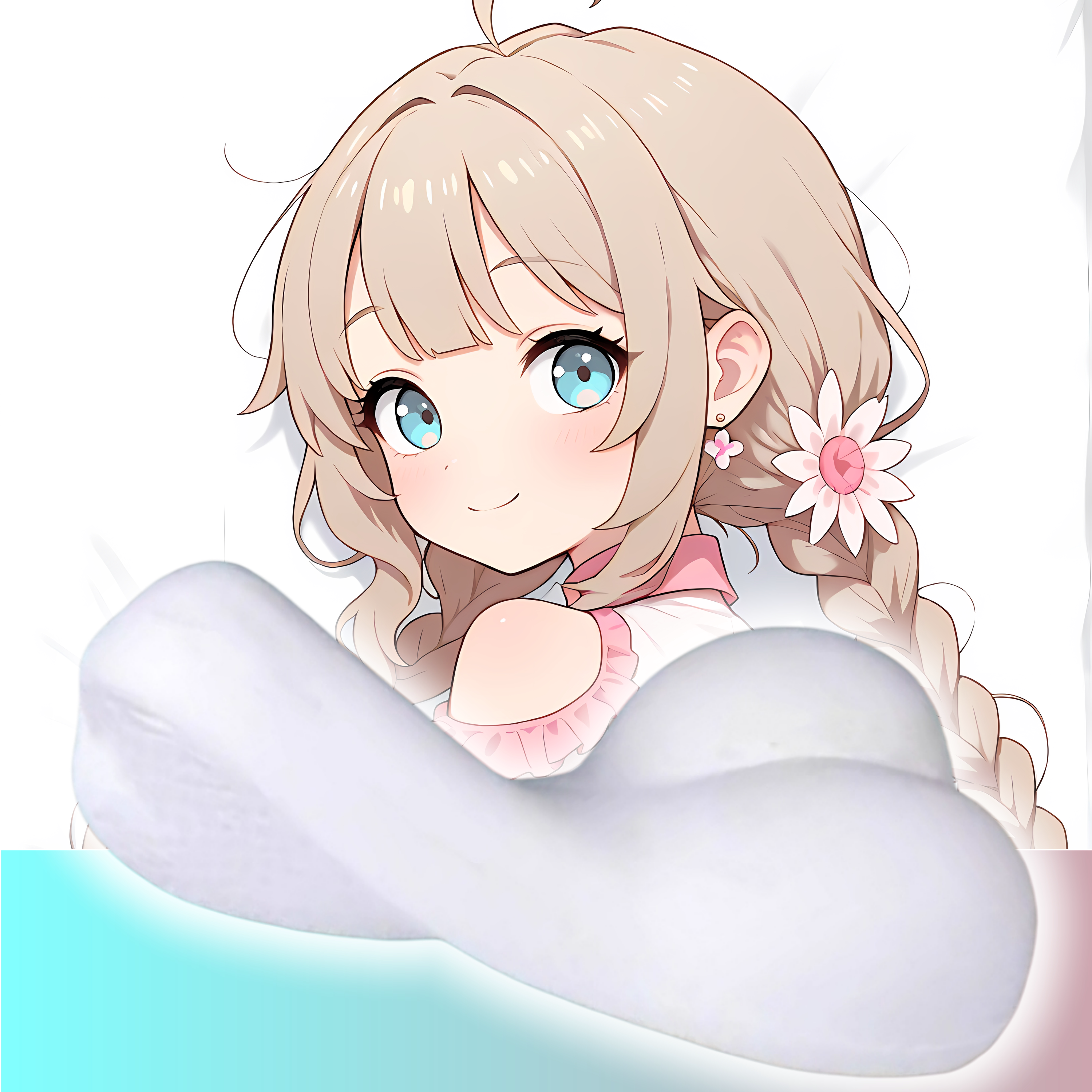 原创-半身异形抱枕头人形枕头定制小小城镇的牧场生活 比斯蒂游戏