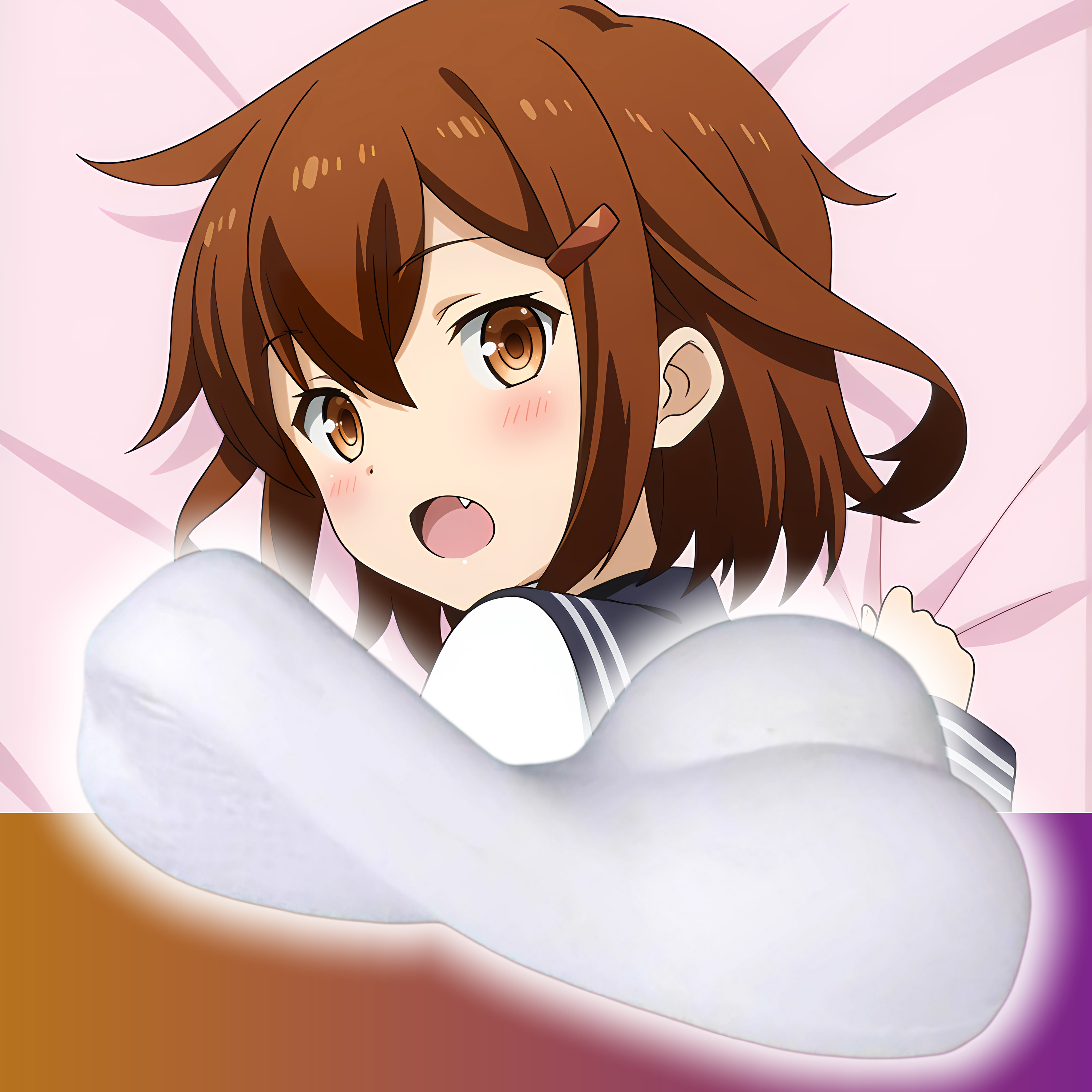 原创-半身异形抱枕头人形枕头定制舰队收藏雷二次元游戏动漫周边