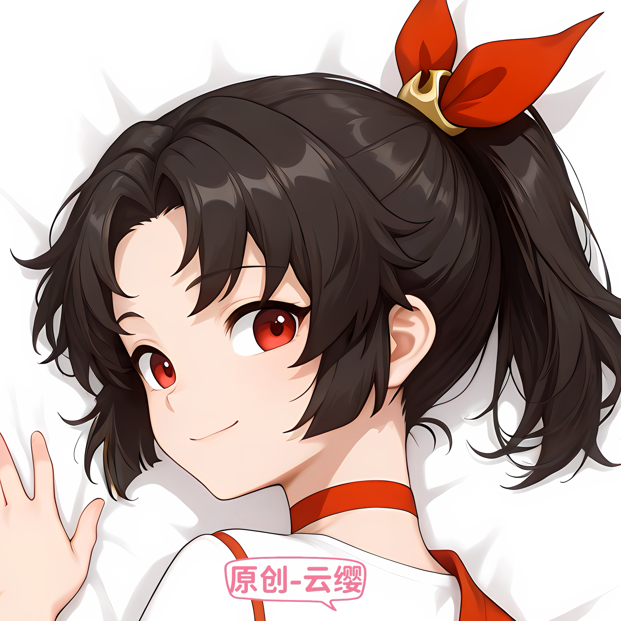 原创-等身抱枕芯套定制王者荣耀 云缨 枕头分腿睡觉枕头二次元