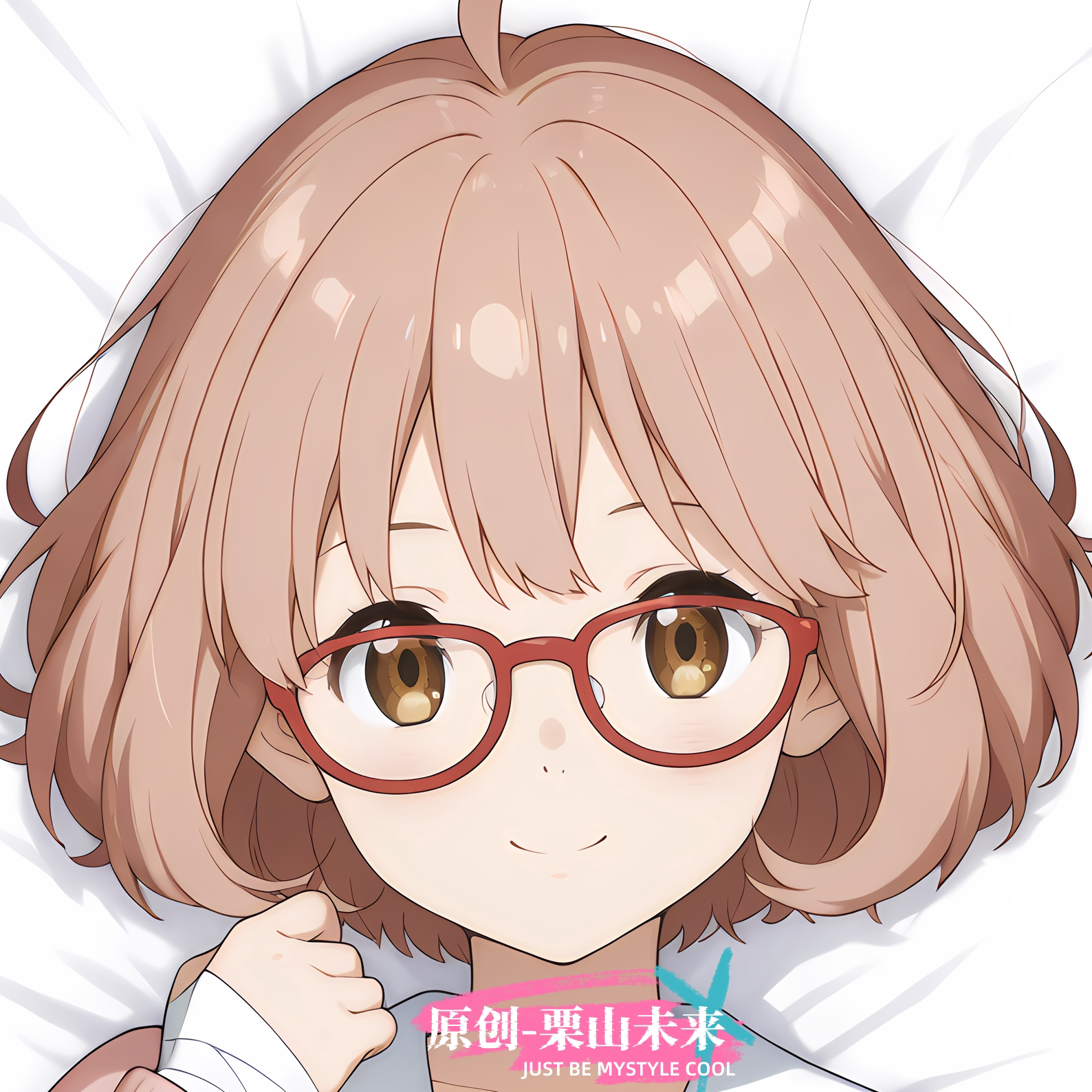 原创-等身抱枕定制二次元人形等人高枕头境界的彼方 栗山未来
