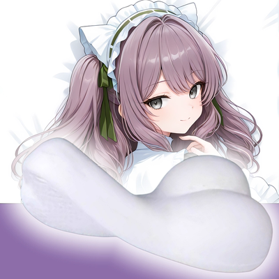 原创-半身异形抱枕人形小靠枕头蓝色航路库尼贝尔蒂人形