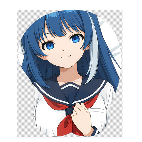 原创-3d胸部立体硅胶鼠标垫定制夜樱家的大作战 夜樱六美二次元