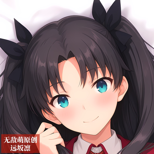 [无敌萌原创]fgo远坂凛fate等身抱枕头芯套定制二次元人形等人高