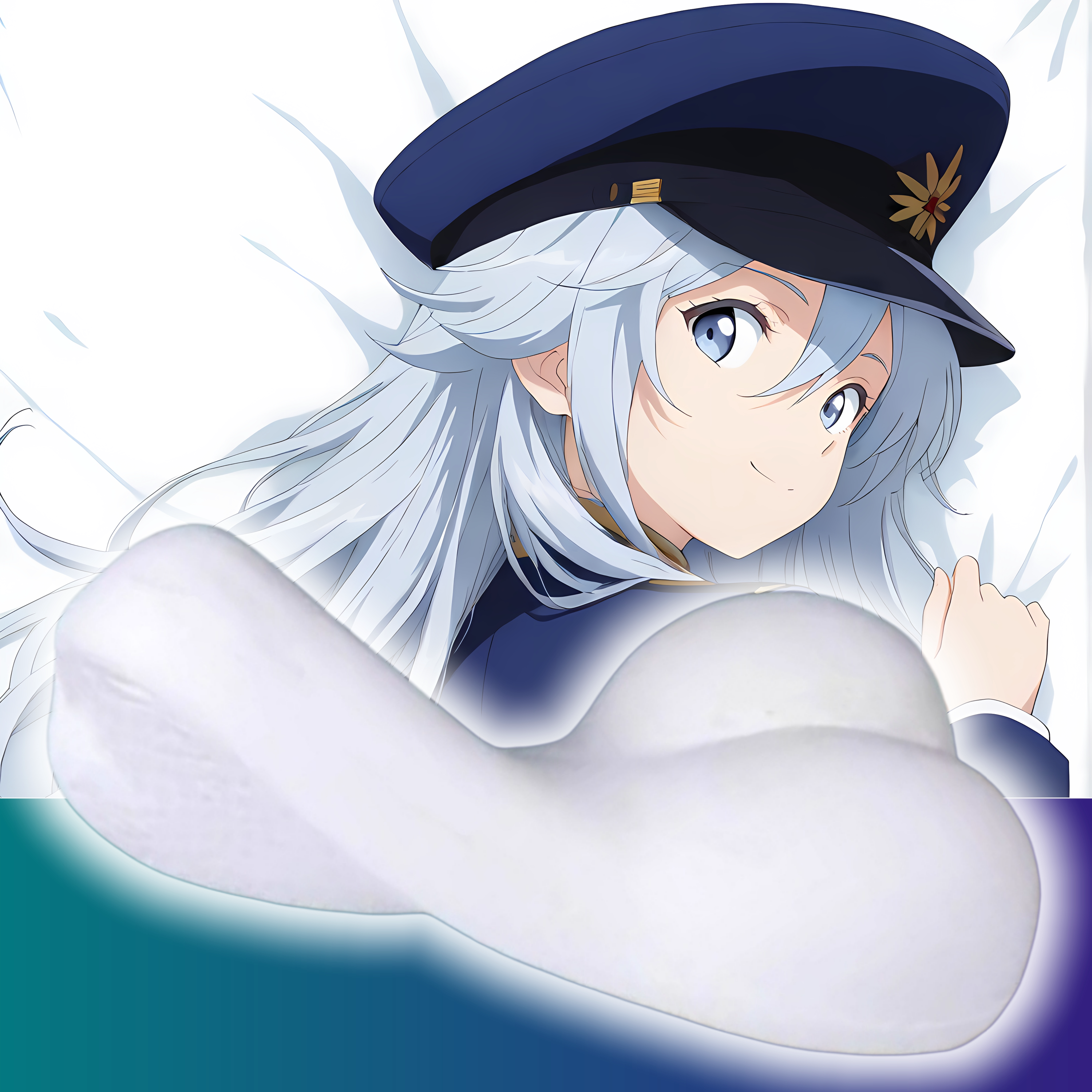 原创-半身异形抱枕头人形小靠枕头定制不存在的战区 芙拉蒂蕾娜