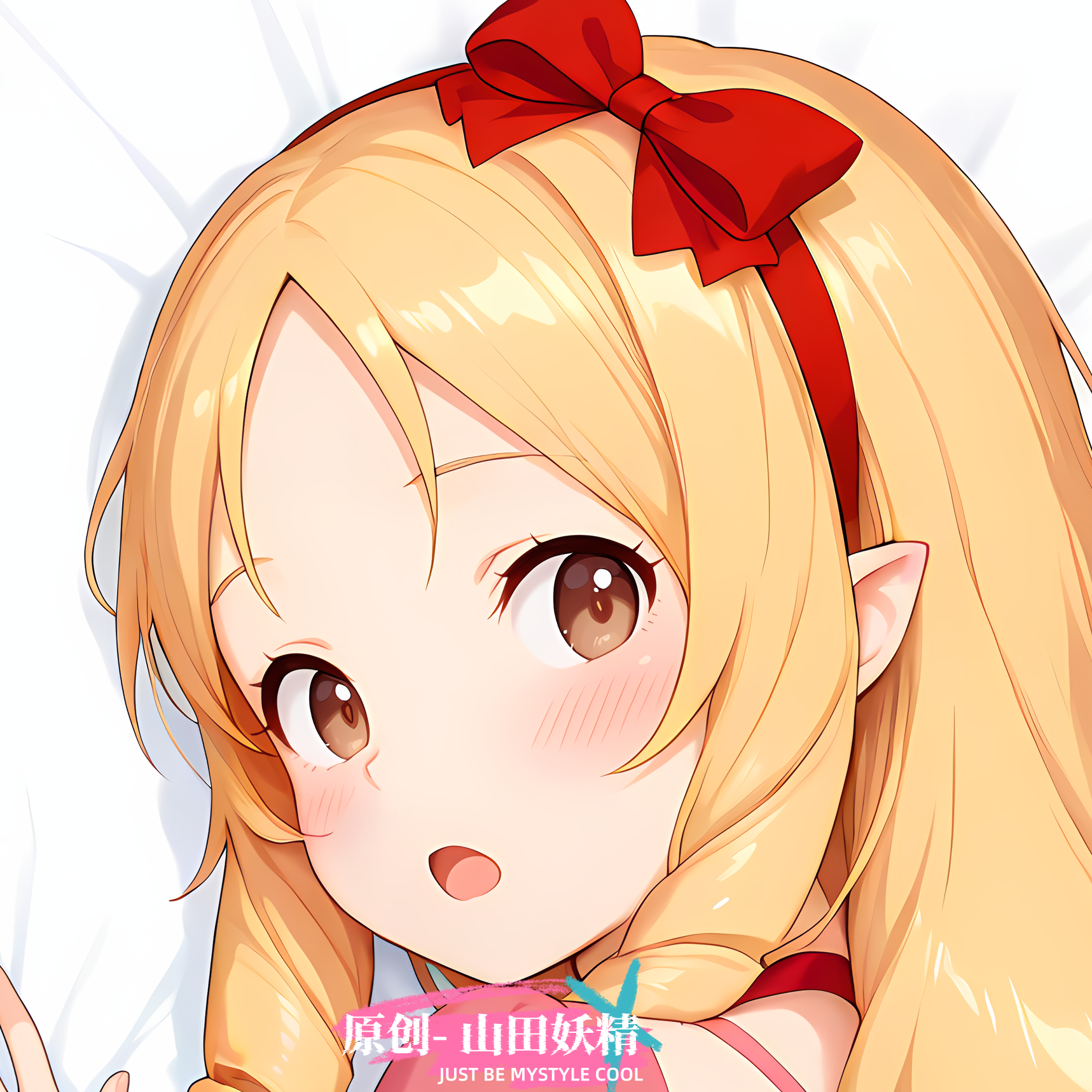 原创-等身抱枕定制二次元人形等人高枕头工口漫画老师 山田妖精
