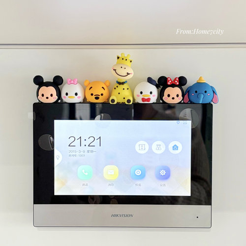 DIY可视门铃玄关装饰摆件