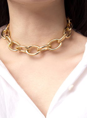 欧美夸张金属质感粗链条