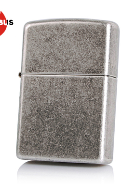 美国zippo打火机正版 仿古银121fb复古经典防风打火机正品定制