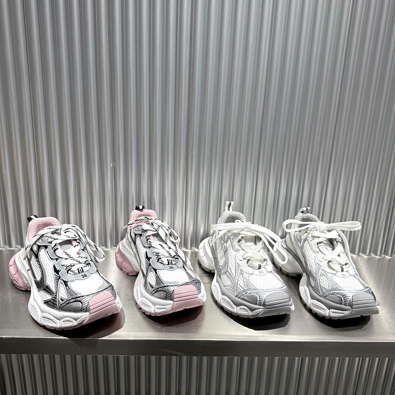 欧洲站网面休闲运动鞋女2026年夏季新款欧货轻便做旧老爹鞋跑步鞋