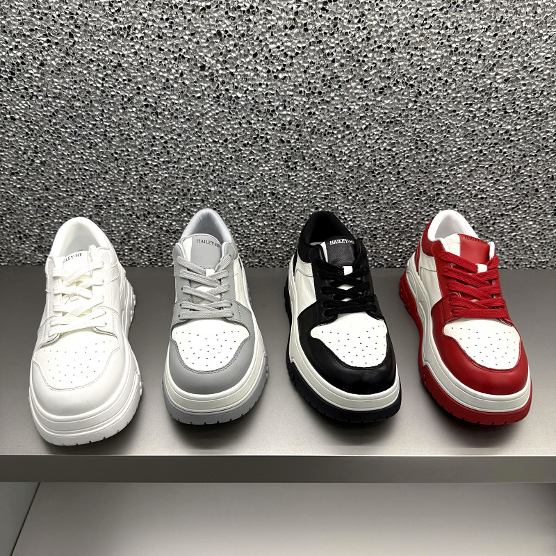 欧洲站女鞋2026年春季新款欧货真皮圆头厚底时尚休闲鞋松糕底板鞋,女鞋,时尚休闲鞋,淘宝优惠券,粉丝福利购,淘宝优惠卷