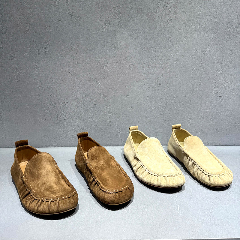 欧洲站女鞋2026早春新款欧货磨砂皮低跟平底一脚蹬乐福鞋软底单鞋,女鞋,乐福鞋（豆豆鞋）,淘宝优惠券,粉丝福利购,淘宝优惠卷