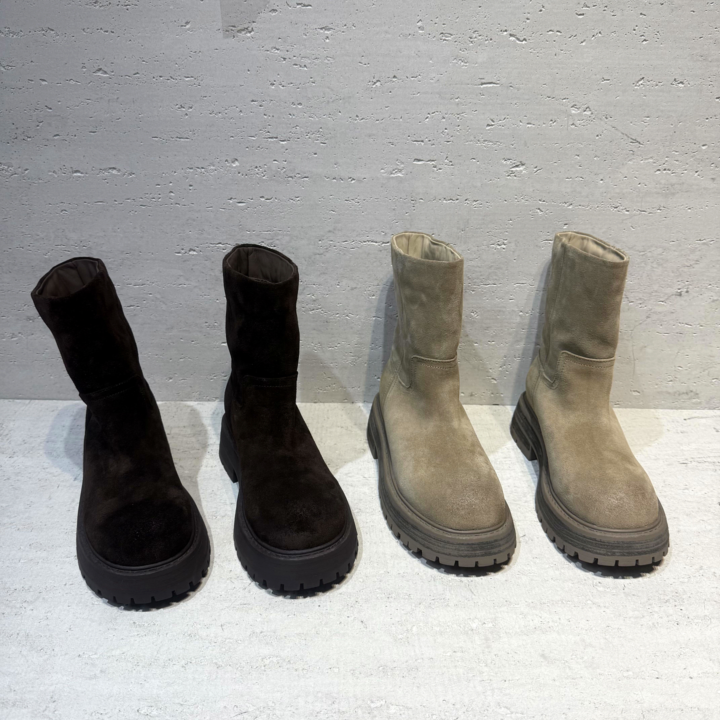 欧货雪地靴羊羔毛保暖厚底短靴