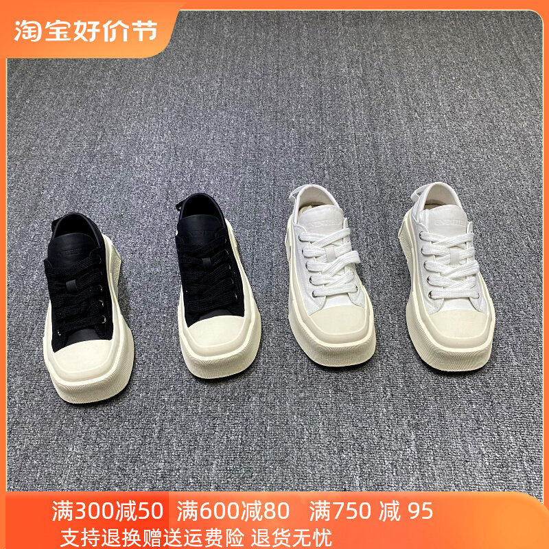 单鞋欧美平底牛仔布透气板鞋