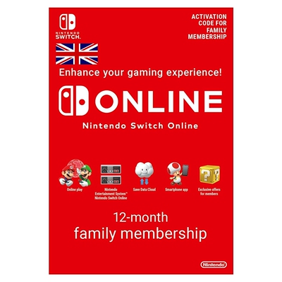 Nintendo Switch Online Family Membership 12M英服家庭会员年卡