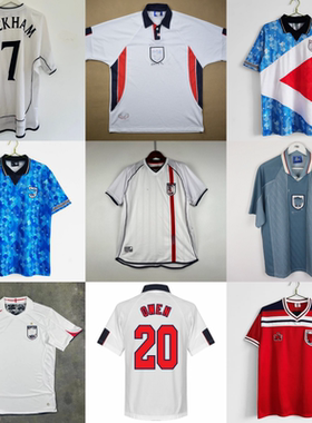 1998 Beckham jersey retro football shirt