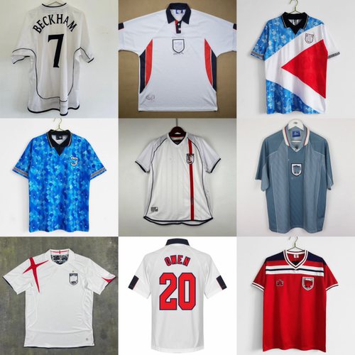 1998 Beckham jersey retro football shirt