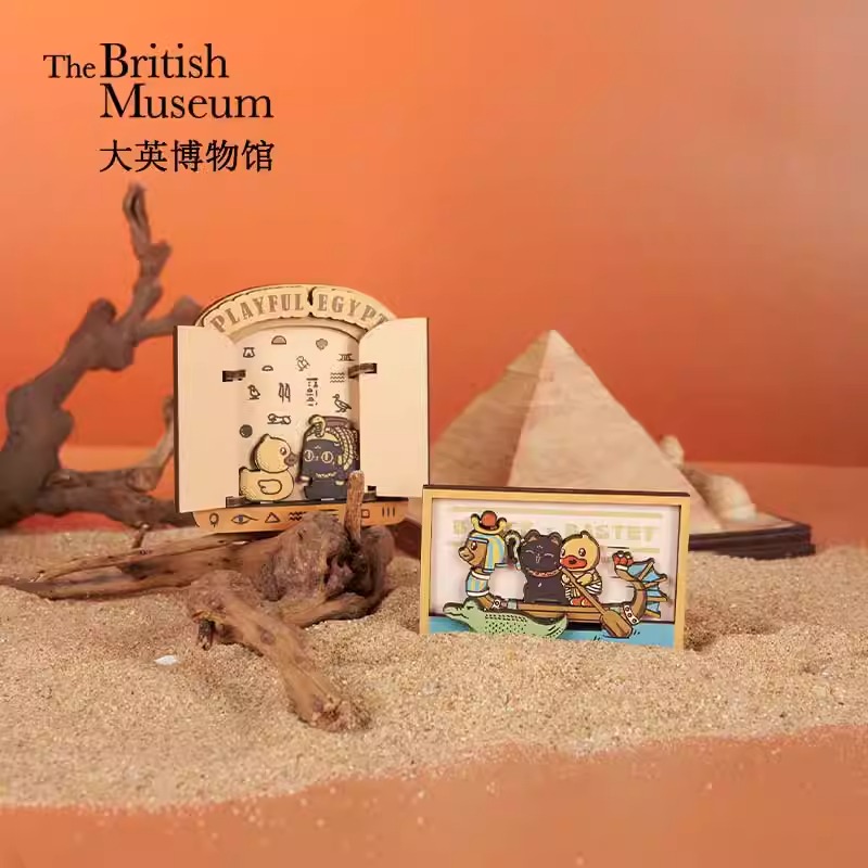 小黄鸭大英博物馆联名原创周边