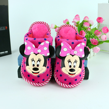 Chaussons enfants en suède pour hiver - semelle caoutchouc - Ref 1024359 Image 11