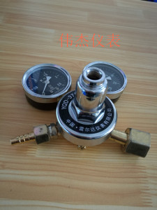 。氮气减压阀减压器YQD-37A氮气表减压阀气瓶减压器实验设备