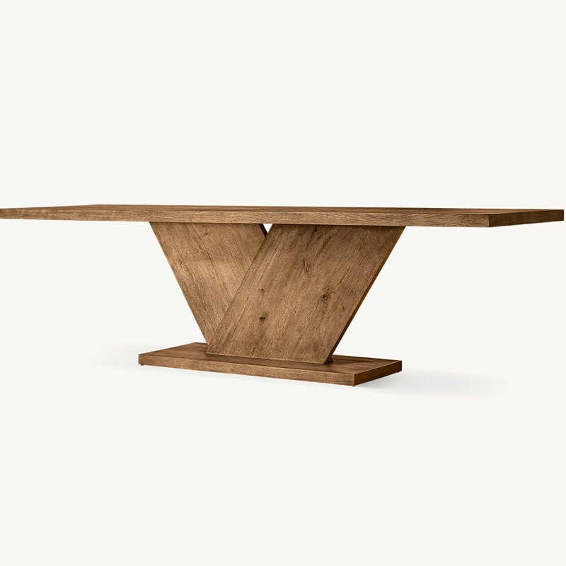 美国Rh长餐桌现代简约实木复古