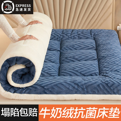 牛奶绒床垫软垫加厚加绒床褥子