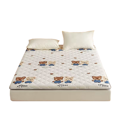 印花多功能磨毛双面藤席可折叠