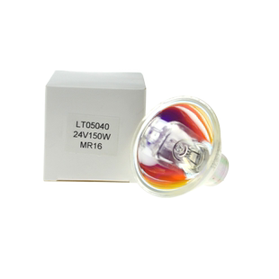 24V150W光学仪器灯泡50W冷光源100W灯泡200W卤钨灯MR16卤素杯灯