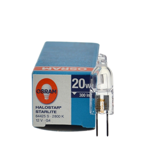 Osram欧司朗64425S 12V20W竖丝卤素灯泡光学仪器灯无影灯珠显微镜